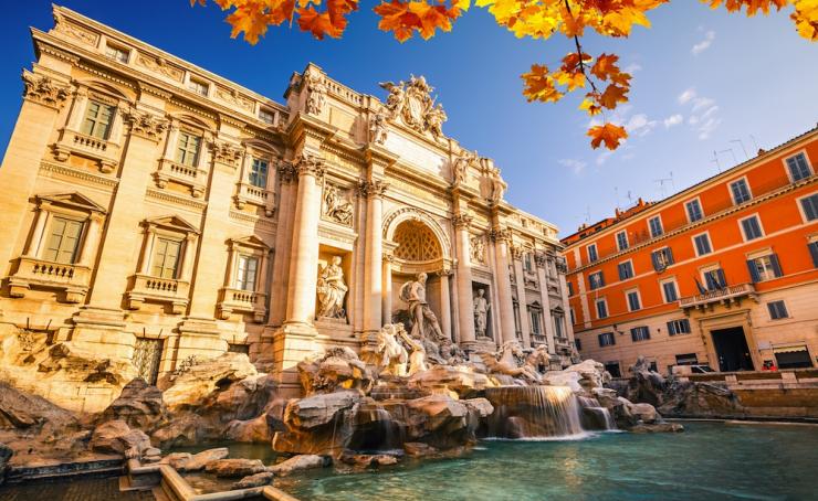 Fontana de Trevi en Roma