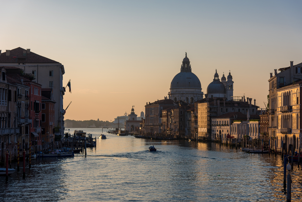 Vistas desde la galería de la Academia de Venecia