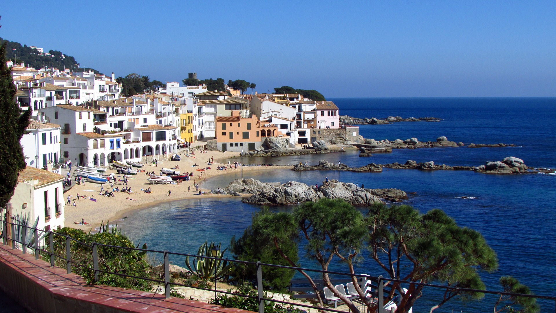 Calella de Palafrugell, cerca de Girona