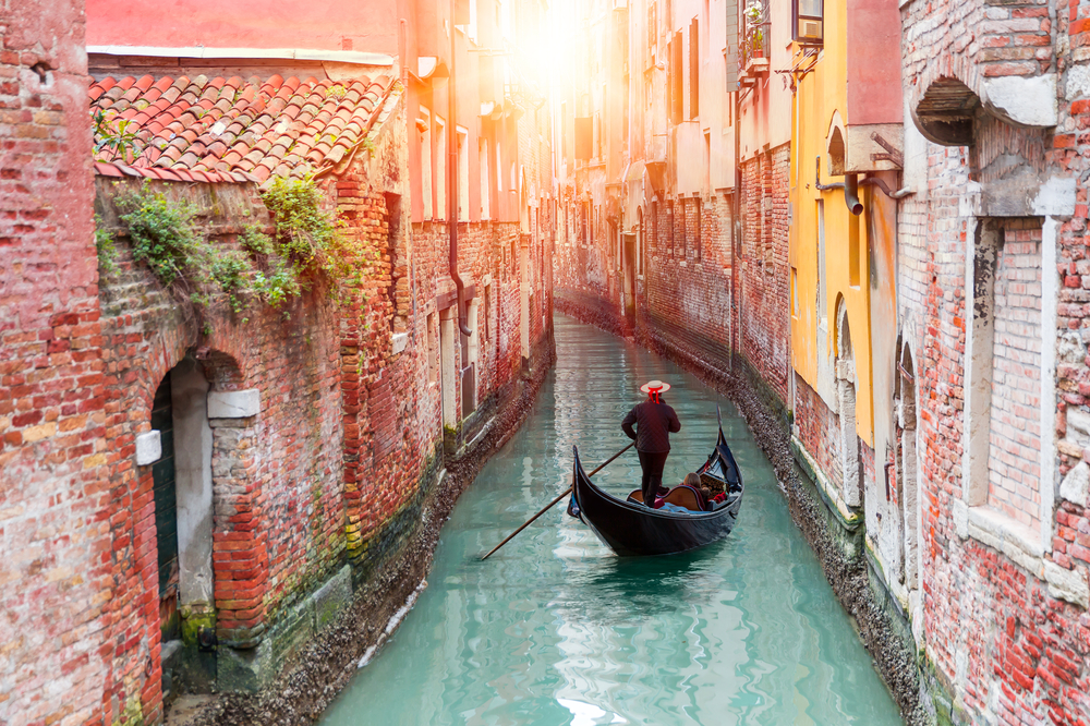 Calles de Venecia en góndola