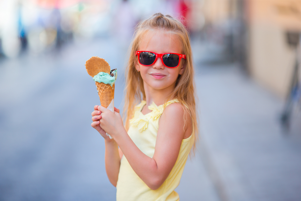 Un gelato en Roma