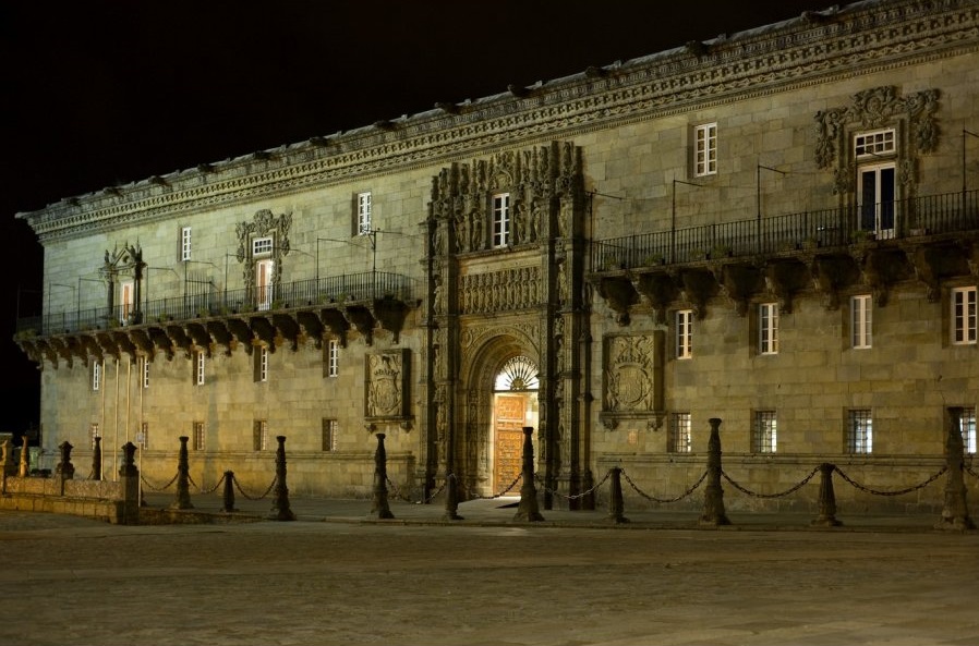 Hostal de los Reyes Católicos, en Santiago de Compostela