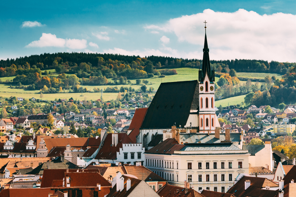 Iglesia de San Vito, Cesky Krumlov, cerca de Praga