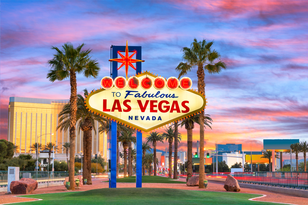Cartel de Bienvenida de Las Vegas