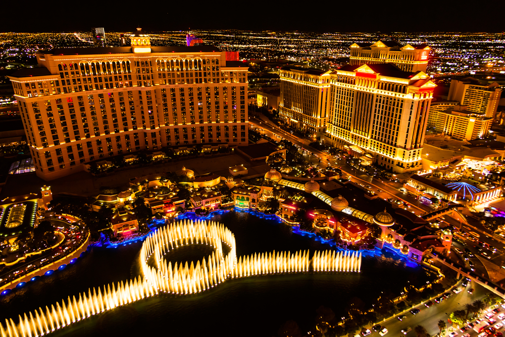 Espectáculo de las fuentes del Bellagio