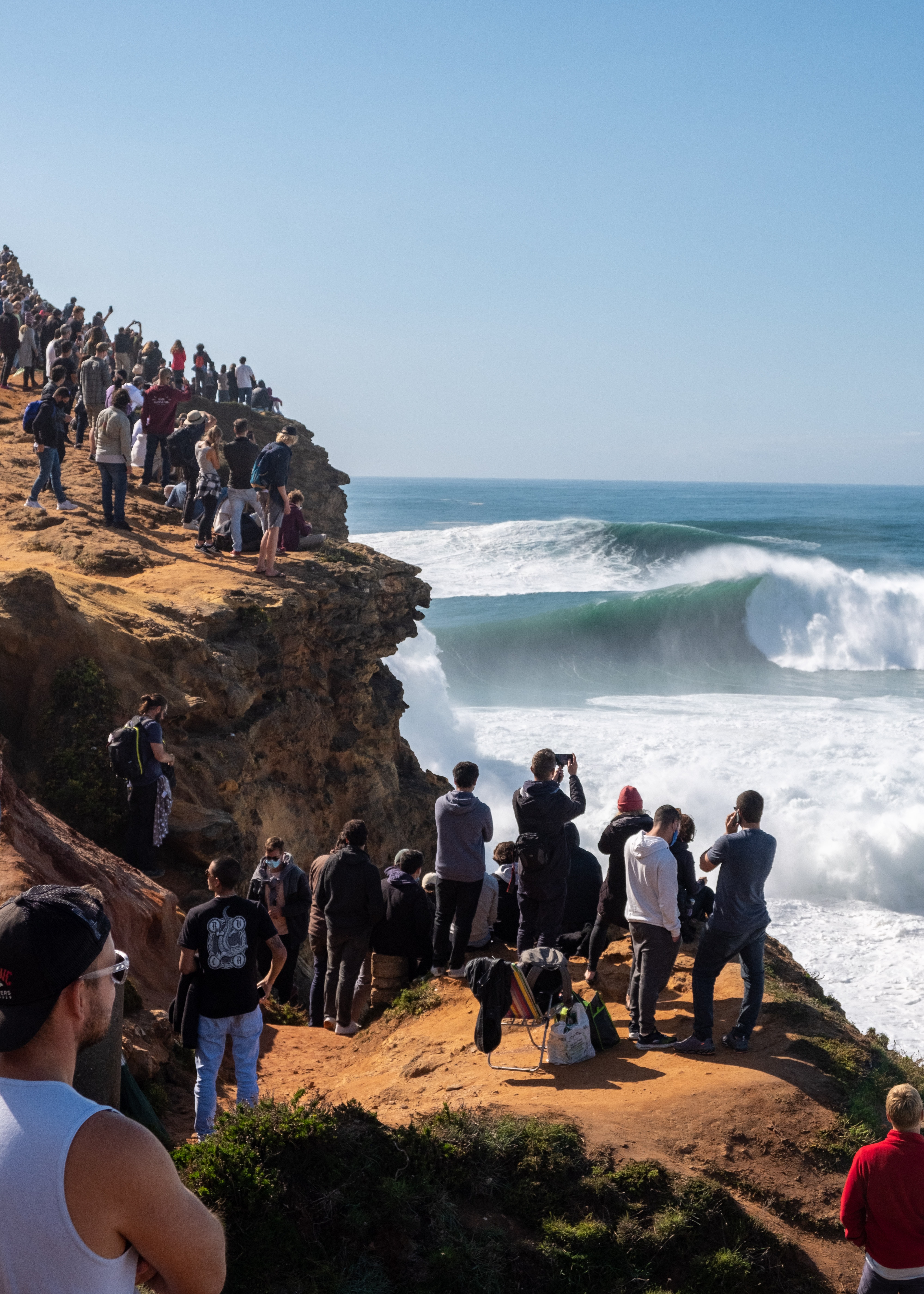 Olas gigantes en Nazaré
