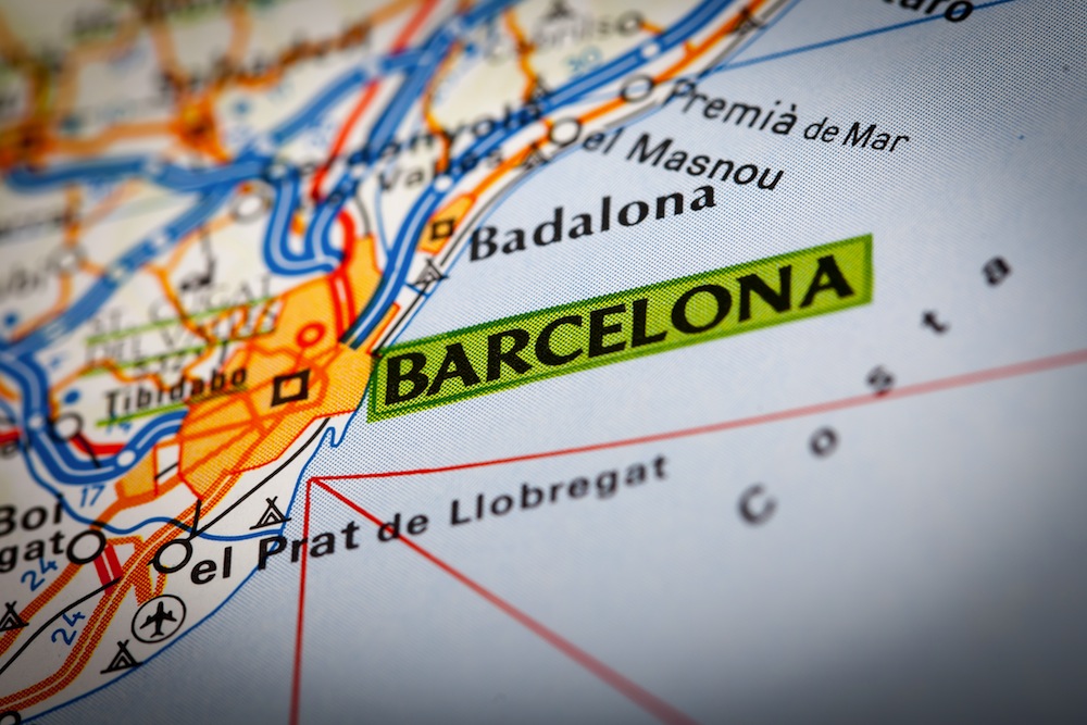 mapa barcelona coche