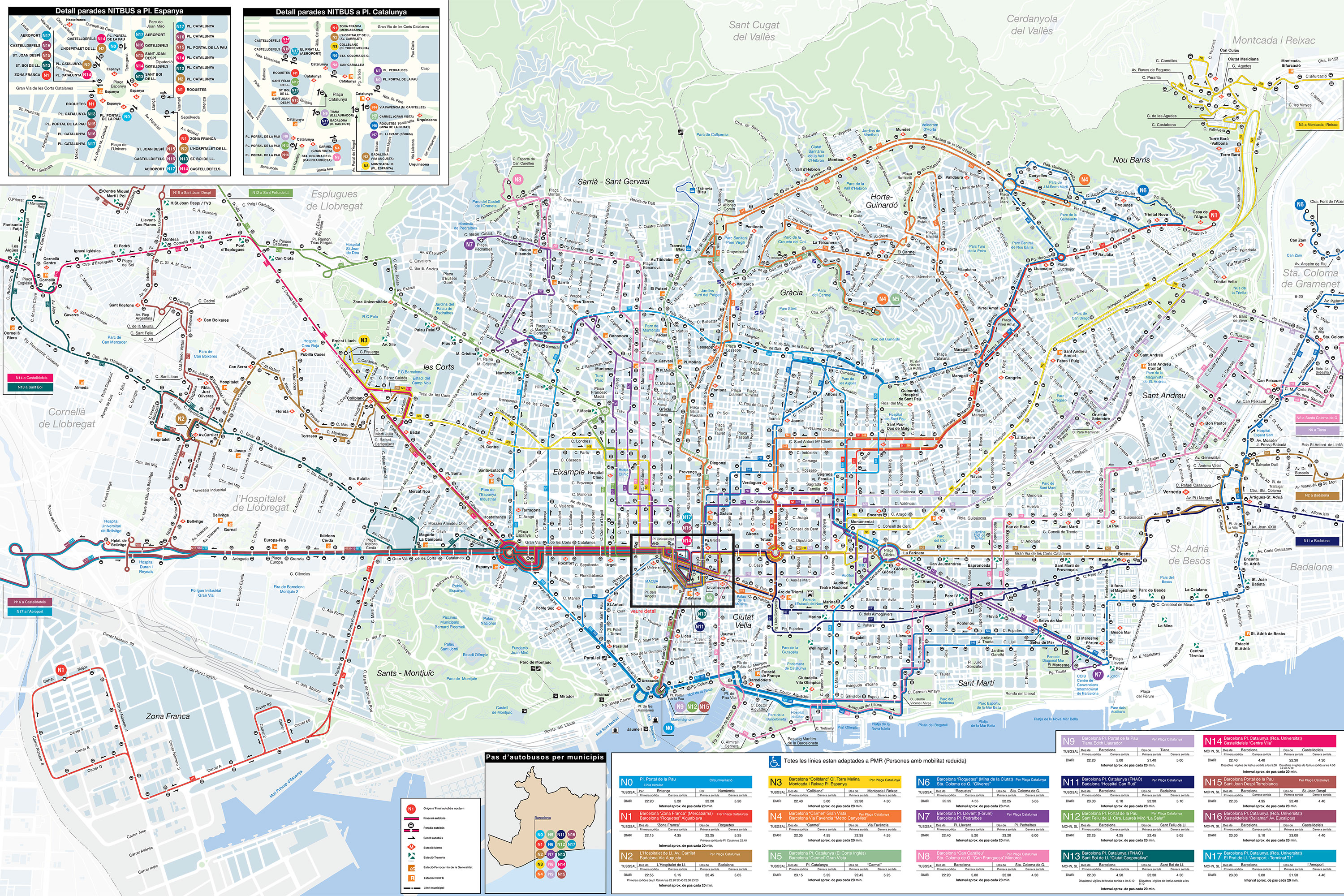 Mapa De Barcelona Plano Y Callejero De Barcelona 101viajes