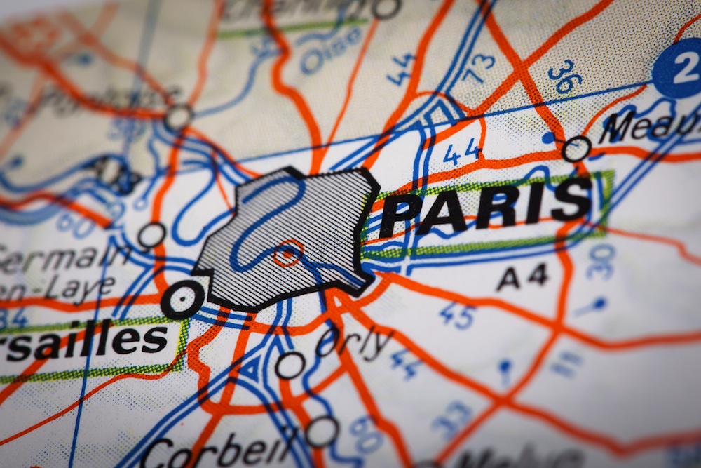 mapa paris