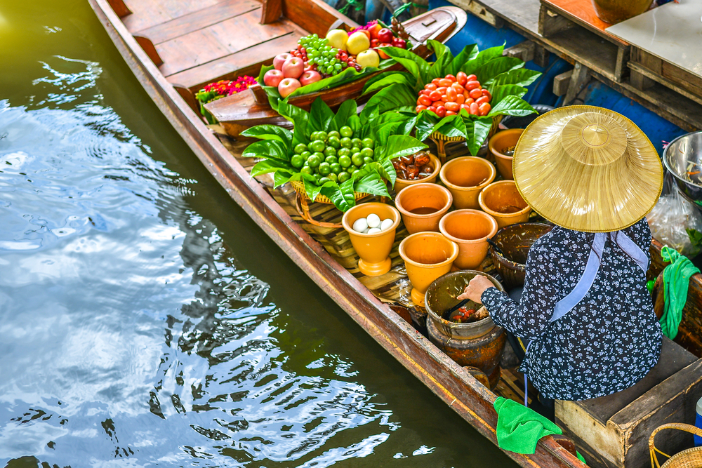 Mercado flotante - Bangkok