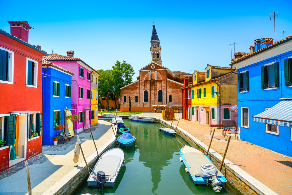 Campanario inclinado de Burano