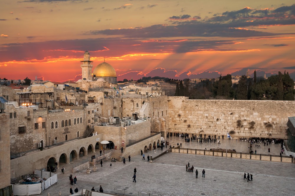 Muro de las Lamentaciones, en Jerusalén