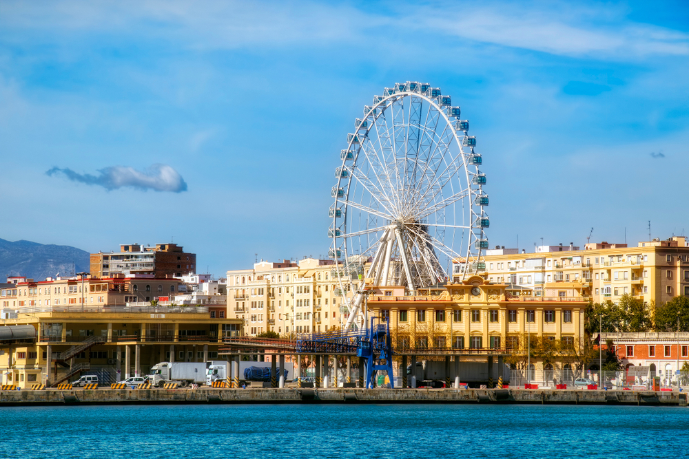 Noria del puerto de Málaga