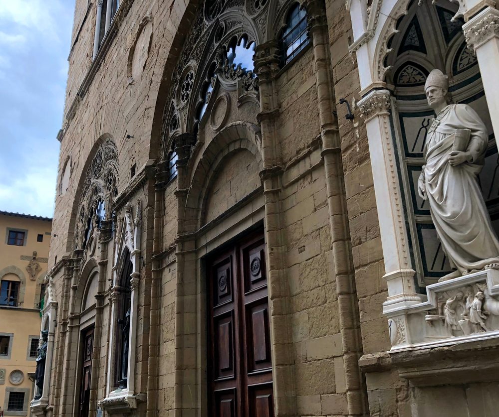 Detalle de un nicho de la fachada del Museo de Orsanmichele