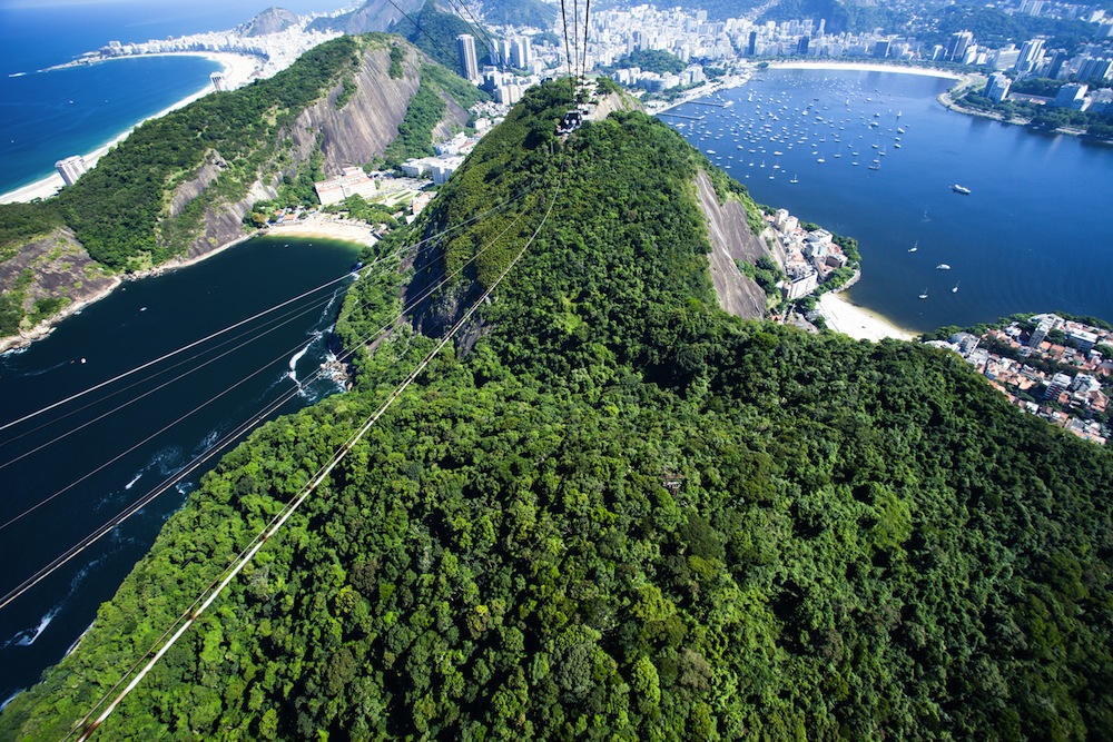Vistas del cerro Pan de Azúcar, en Río de Janeiro