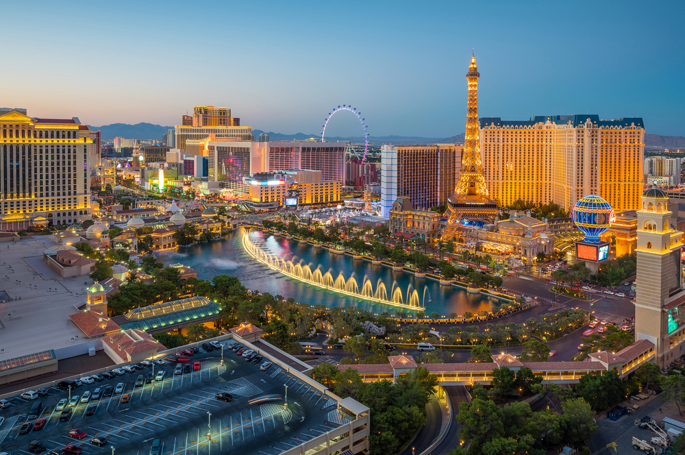 Vista panorámica de Las Vegas