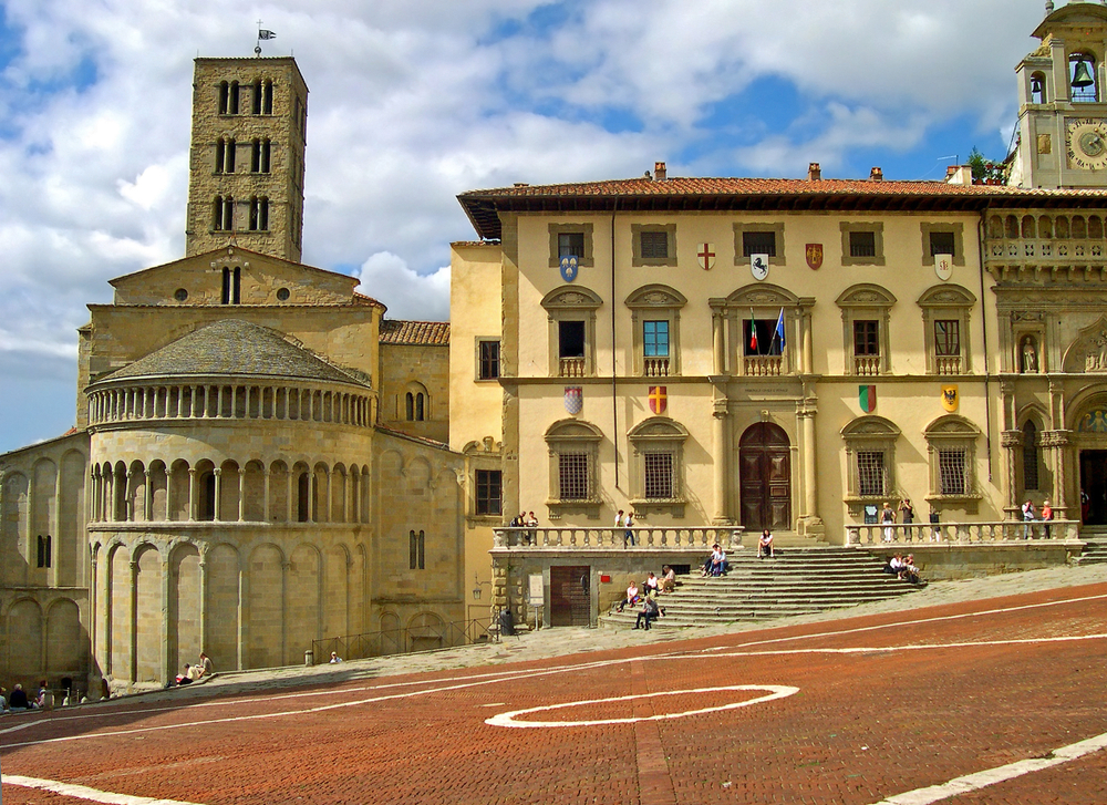 Plaza grande de Arezzo 