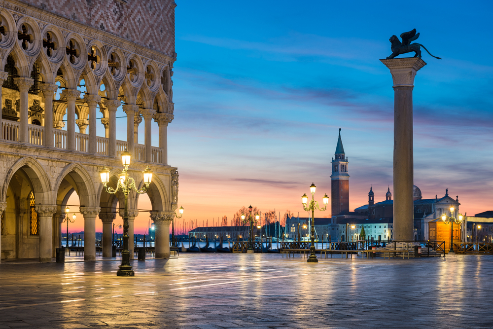 Vistas a la Plaza San Marcos de Venecia