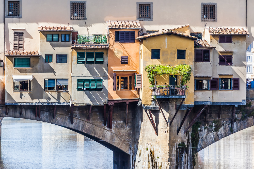 Detalle del Ponte Vecchio de Florencia