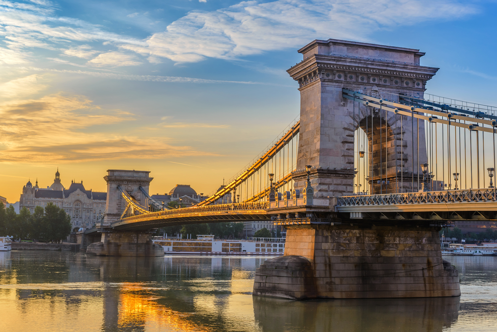 Puente de las Cadenas en Budapest