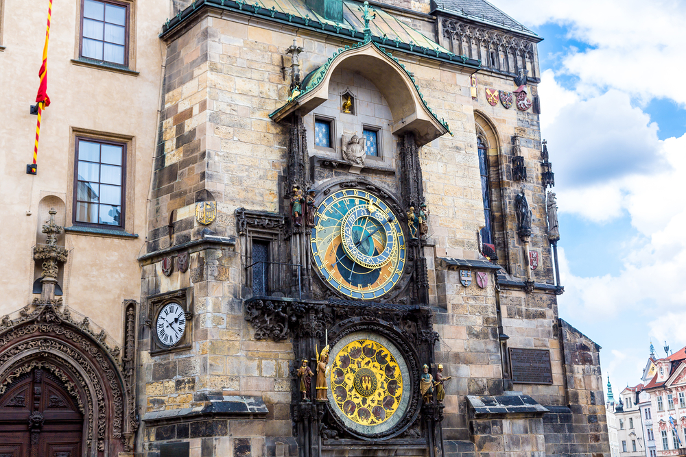 Reloj Astronómico de Praga en la torre del Ayuntamiento