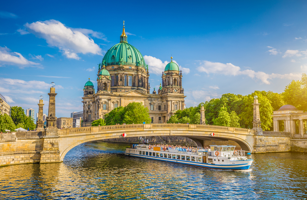 Vista del río Spree en Berlín