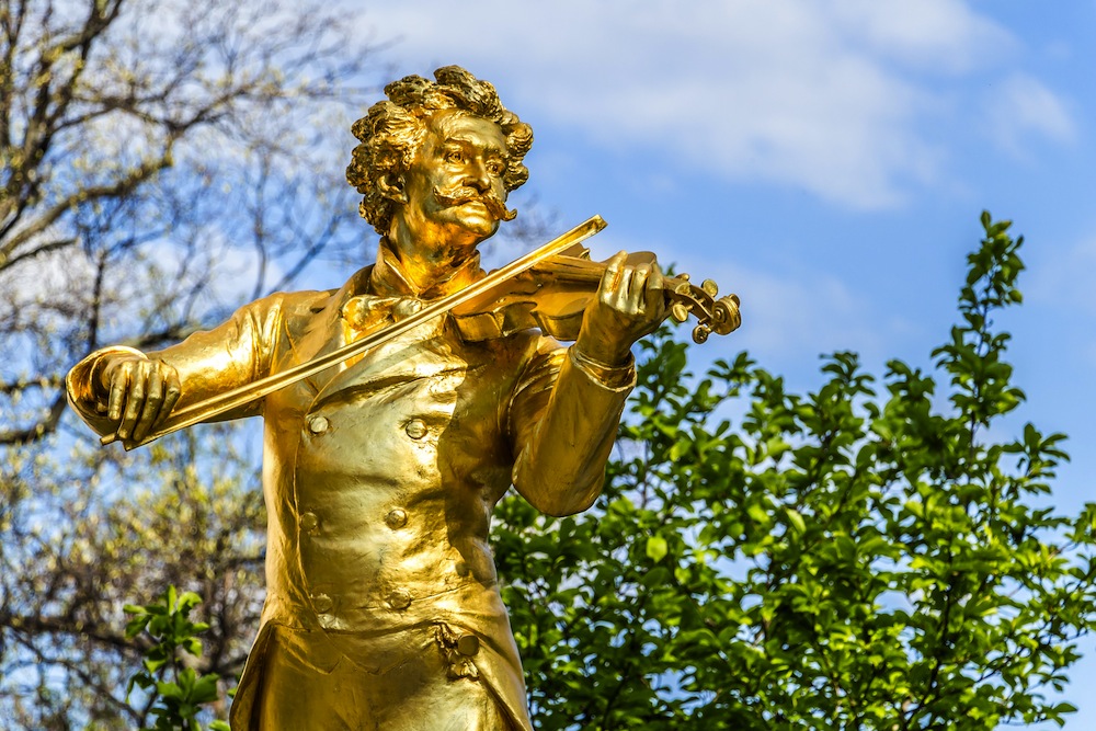 Estatua de Johann Strauss en el Stadtpark