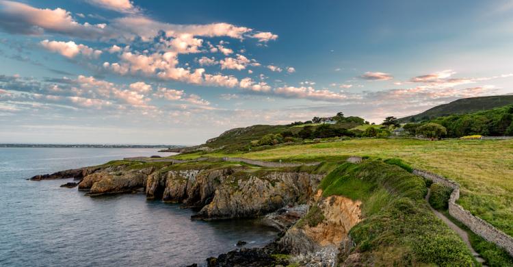 Acantilados de la costa de Howth