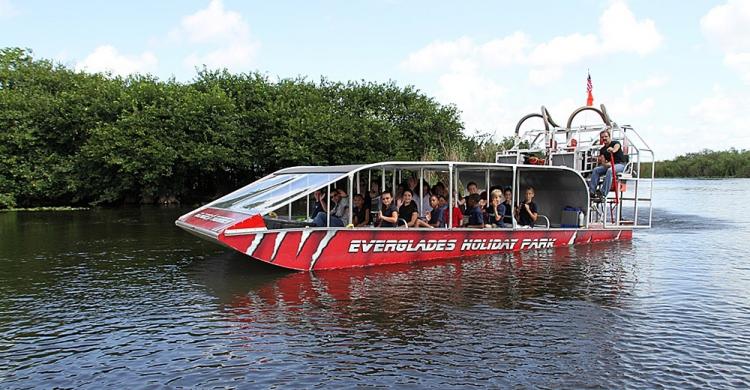 Paseo en hidrodeslizador por los Everglades