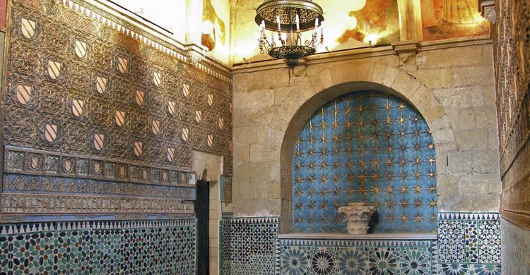 Interior del Alcázar de Córdoba