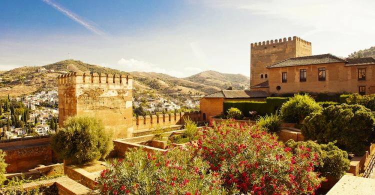 Exteriores de la Alhambra de Granada