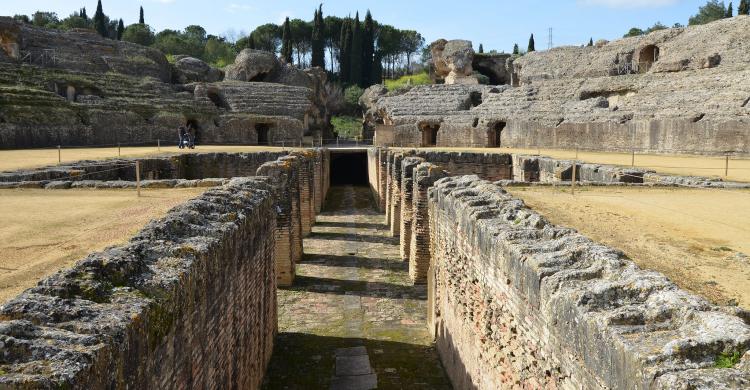 Arena del anfiteatro