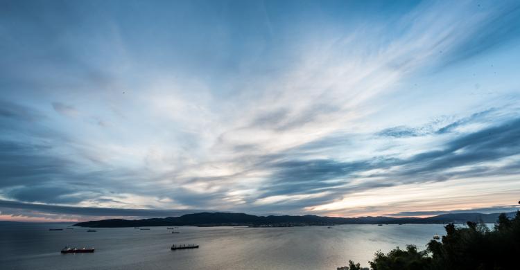 Atardecer en Gibraltar