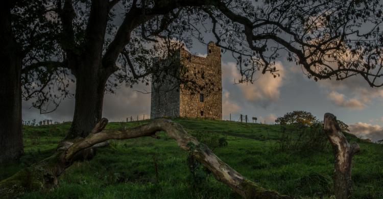 Audley Castle, localización para rodar con la Guardia del Norte