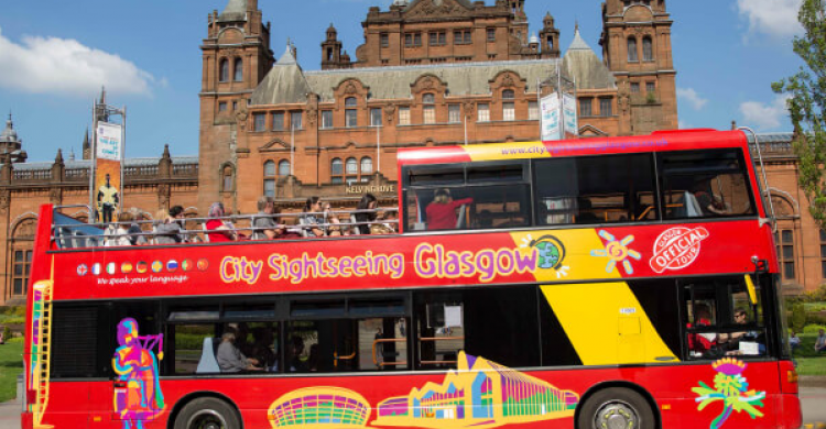 Autobús turístico en Glasgow