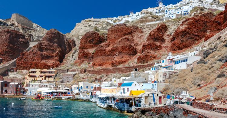 Bahía de Oia, Santorini