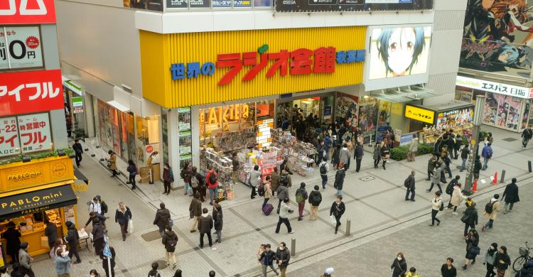 Tiendas de anime en Akihabara