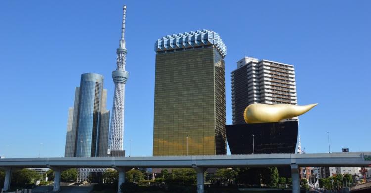 Rascacielos del barrio de Asakusa