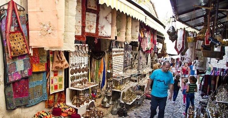 El antiguo bazar de Mostar