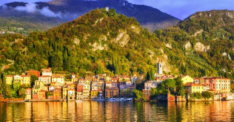 Vistas de los pueblos del Lago de Como