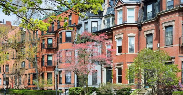 Casas en el barrio de Back Bay