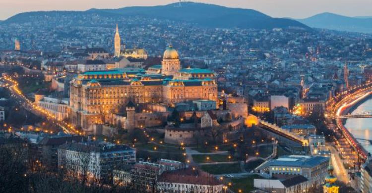 Visión panorámica de Budapest