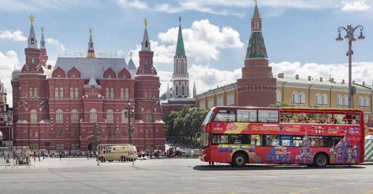 Los imperdibles de Moscú desde un confortable autobús con paradas