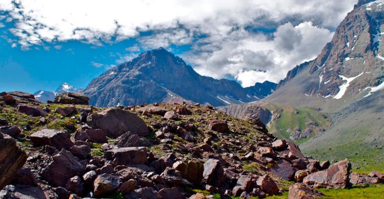 Montañas en Cajón del Maipo