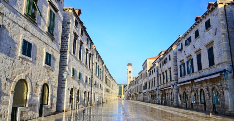 Stradun, calle principal casco antiguo Dubrovnik