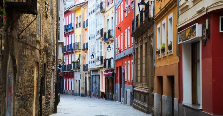 Calle del centro histórico de Vitoria