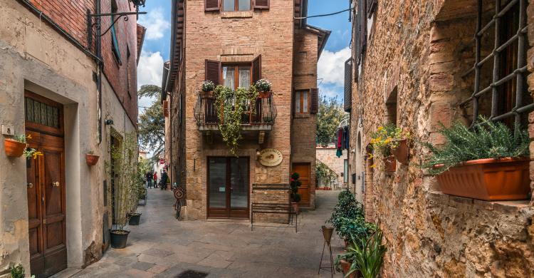 Calles tradicionales de Pienza