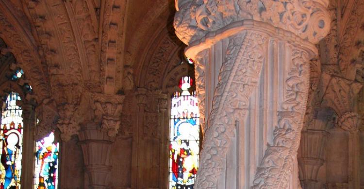 Detalles de la Capilla de Rosslyn