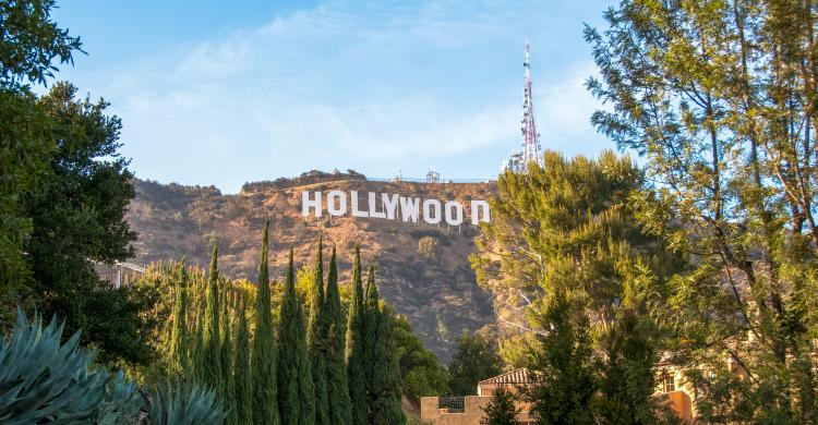 Cartel de Hollywood en Los Ángeles