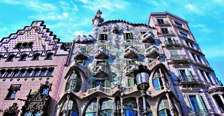 Fachadas de Casa Batlló y Casa Ametller